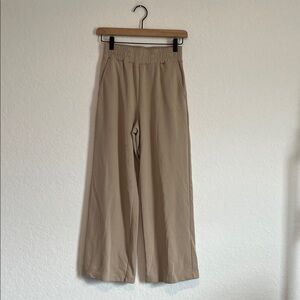Max Mara Camel Trousers Wide Leg Elastic Waist
